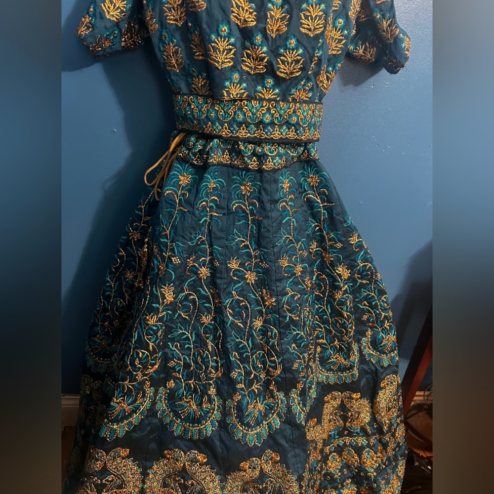 Blue lehenga